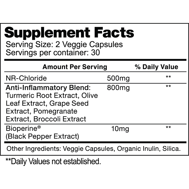 Inflam-X nutrition facts